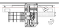 8 Werkzeug-Zeitschriften-System sechsseitige CNC-Bohrenmitte 9kw ATC-Spindel